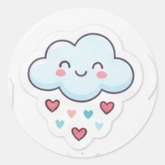 Cute Vibe Shaka Handteken Sticker Vel (Voorkant)