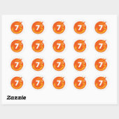 Cute Vibe Shaka Handteken Sticker Vel (Vel)