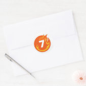 Cute Vibe Shaka Handteken Sticker Vel (Envelop)