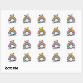 Cute Vibe Shaka Handteken Sticker Vel (Vel)