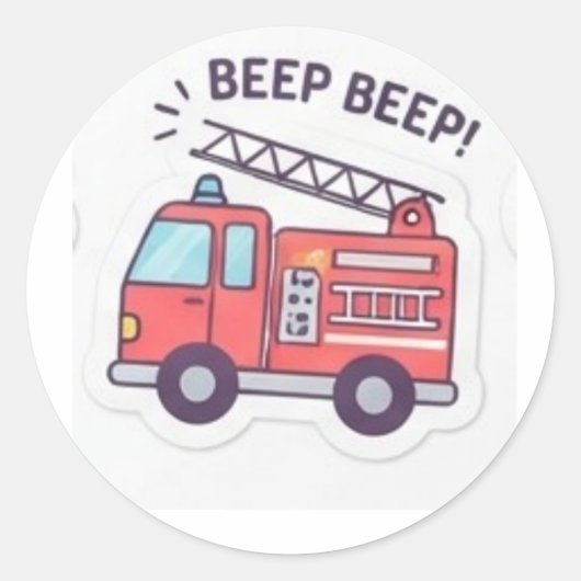 Cute Vibe Shaka Handteken Sticker Vel (Voorkant)