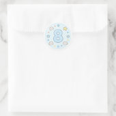 Cute Vibe Shaka Handteken Sticker Vel (Tas)