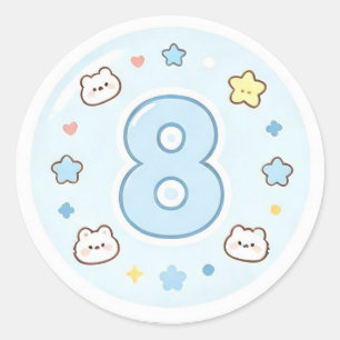 Cute Vibe Shaka Handteken Sticker Vel