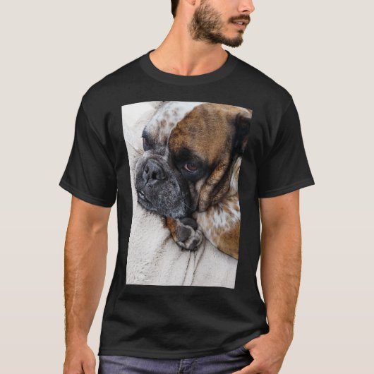 Cute Victoriaans Bulldog Photo T-Shirt (Voorkant)