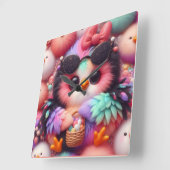 Cute Vierkante Klok (Hoek)