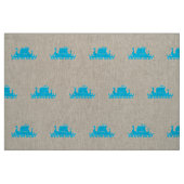 Cute Viking Ship Shape Pattern Stof (Fat Quarter)