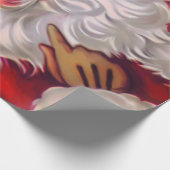 Cute vinage santa claus 2 cadeaupapier (Hoek)
