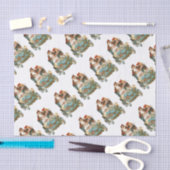 Cute Vintage-auto | Kerstkerstkerstmis Tissuepapier (Craft)