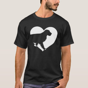 Cute Vintage die van Dogs Black Dog Funny White ho T-shirt