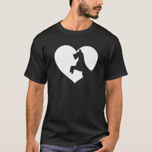Cute Vintage die van Dogs Black Dog Funny White ho T-shirt