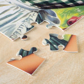 Cute Vintage Farmer Pinup Legpuzzel (Zijkant)