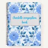 Cute vintage floral notebook  notitieboek (Voorkant)