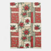Cute Vintage Inspired Christmas Kitchen Towel Theedoek (Verticaal)