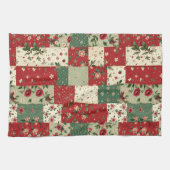 Cute Vintage Inspired Christmas Kitchen Towel Theedoek (Horizontaal)