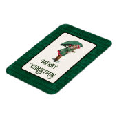 Cute Vintage-kerstcadeaudag Magneet (Linkerzijde)