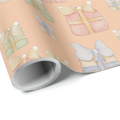 Cute Vintage-kerstcadeautjes met handbeschilderd Cadeaupapier (Rol Hoek)