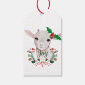 Cute Vintage-kerstgeit - Joy Cadeaulabel (Voorkant)