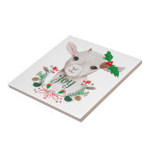 Cute Vintage-kerstgeit - Joy Tegeltje (Zijkant)