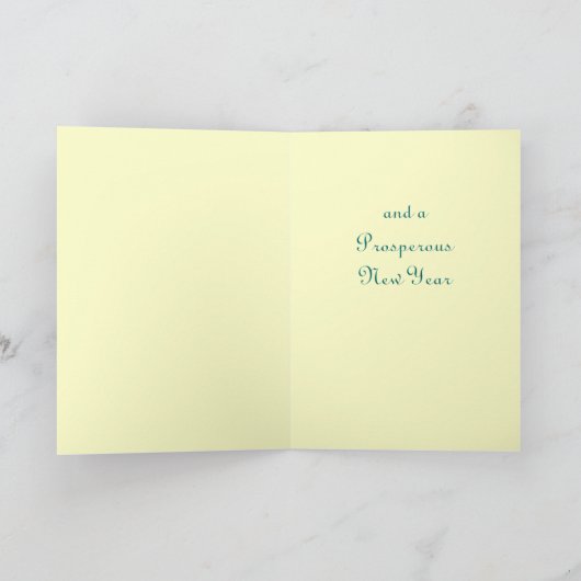 Cute Vintage-kerstkaart Feestdagen Kaart (Binnen)