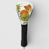 Cute Vintage-kerstmeloenen Golfheadcover (Voorkant)