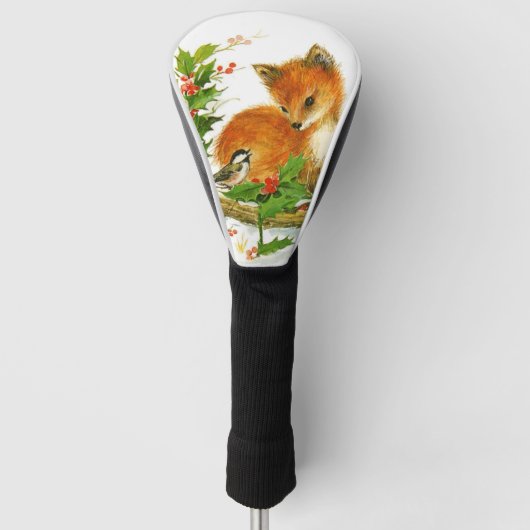 Cute Vintage-kerstmeloenen Golfheadcover (Voorkant)