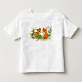 Cute Vintage-kerstmeloenen Kinder Shirts