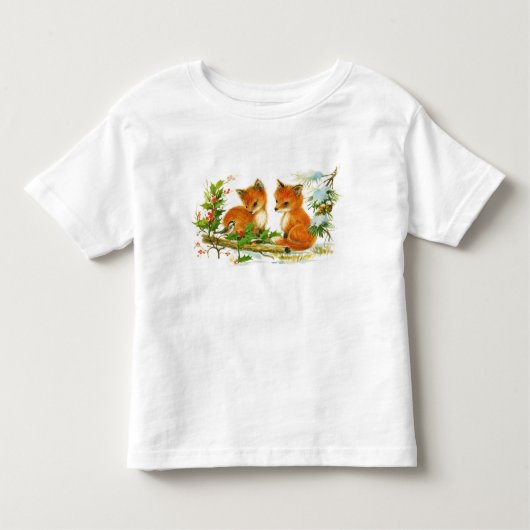 Cute Vintage-kerstmeloenen Kinder Shirts (Voorkant)