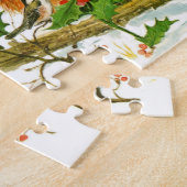 Cute Vintage-kerstmeloenen Legpuzzel (Zijkant)