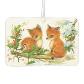 Cute Vintage-kerstmeloenen Luchtverfrisser (Achterkant)