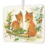 Cute Vintage-kerstmeloenen Luchtverfrisser (Links)