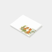 Cute Vintage-kerstmeloenen Post-it® Notes (Schuin)
