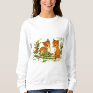 Cute Vintage-kerstmeloenen Trui