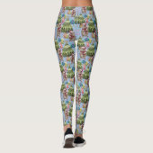 Cute Vintage Kerstquokka Leggings (Achterkant)