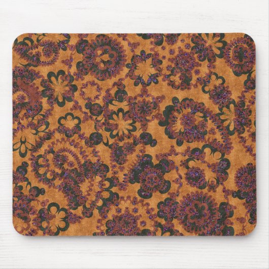Cute vintage paisley naadloze patronen ontwerp muismat (Voorkant)