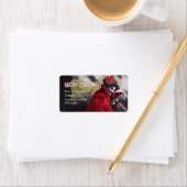 Cute Vintage Red Girl Driving Car Etiket (Insitu)