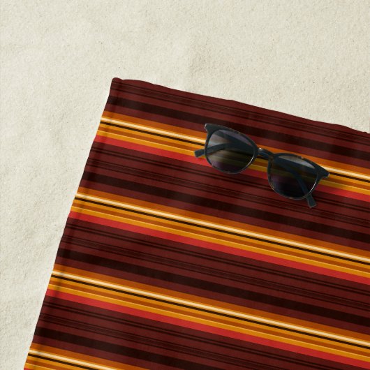 Cute vintage stripes strandlaken (In situ)