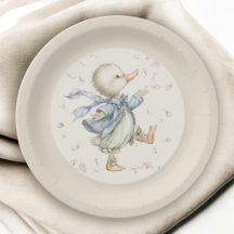 Cute Vintage Verhaalboek Eendje Baby Shower