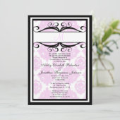 Cute Vintage Wedding nodigen Kaart (Staand voorkant)
