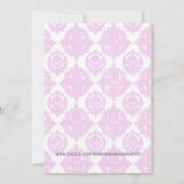 Cute Vintage Wedding nodigen Kaart (Achterkant)