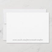Cute Vintage Wedding Save the Date Cards (Achterkant)