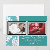Cute Vintage Wedding Save the Date Cards (Voorkant / Achterkant)