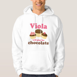 Cute Viola zal spelen voor chocolade Hoodie