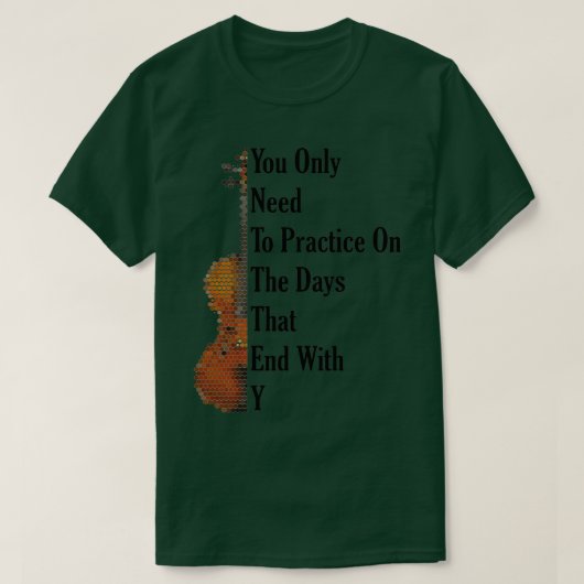 Cute Violin Gift T-shirt (Design voorkant)