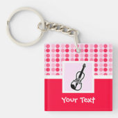 Cute Violin Sleutelhanger (Voorkant)
