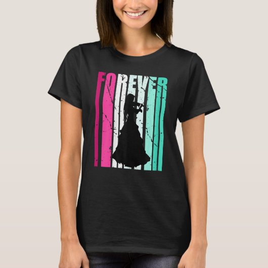 Cute Violinist Forever Cute Violin Coaching Coach  T-shirt (Voorkant)