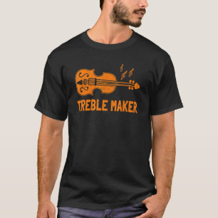 Cute Violinist voor mannen Violin Music Viola P T-shirt