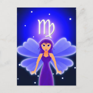 Cute Virgo Zodiac Briefkaart