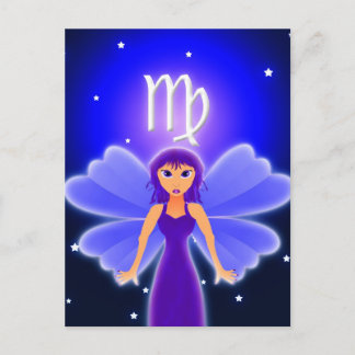 Cute Virgo Zodiac Briefkaart