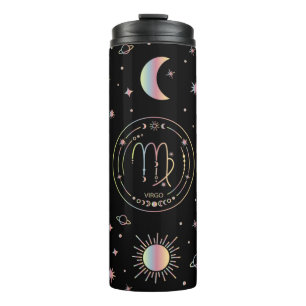 Cute Virgo Zodiac Sign Thermal Tumbler Thermosbeker