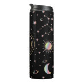 Cute Virgo Zodiac Sign Thermal Tumbler Thermosbeker (Geroteerd rechts)